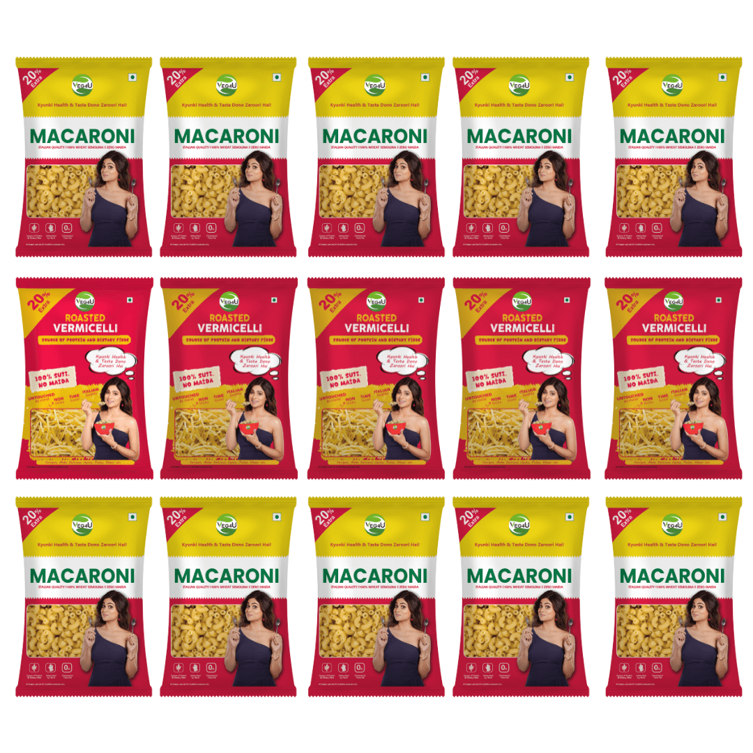 10 Macroni + 5 Roasted Vermicelli