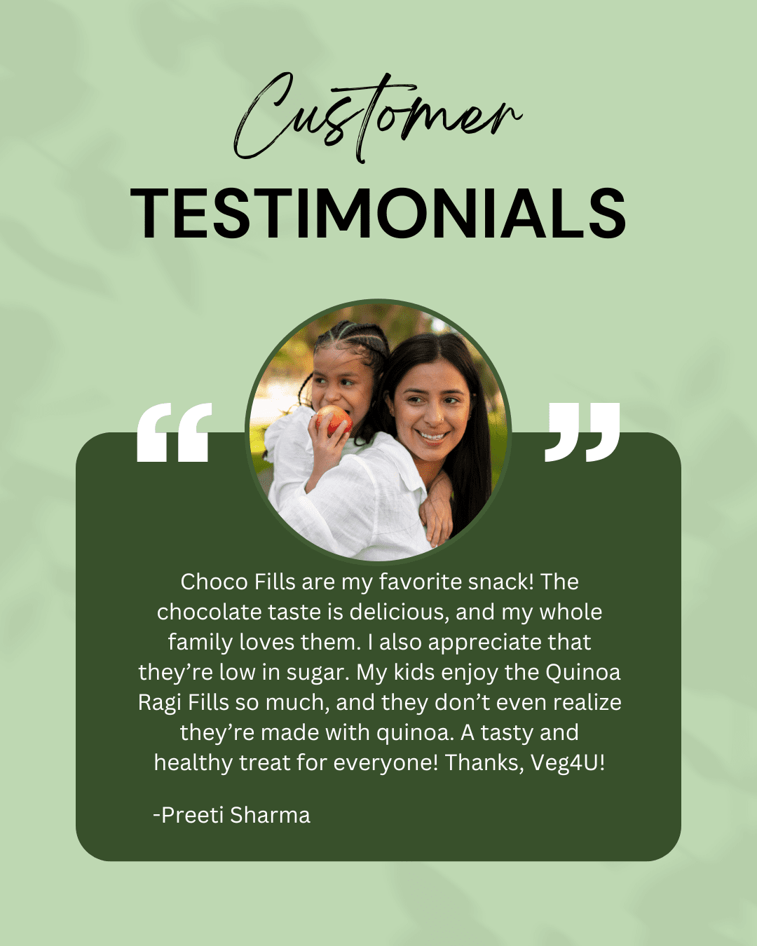 Green Modern Customer Testimonials Instagram Post