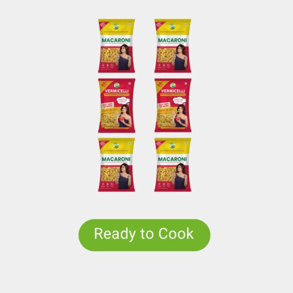 ⁠2 Plain Vermicelli + 4 Macaroni
