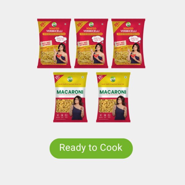 3 Roasted Vermicelli + 2 Macaroni